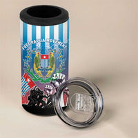 Personalised Free West Papua 4 in 1 Can Cooler Tumbler One People One Soul Unique Style - Polynesian Pride