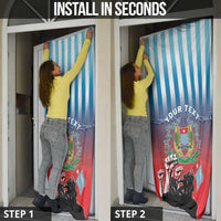 Personalised Free West Papua Door Cover One People One Soul Unique Style - Polynesian Pride