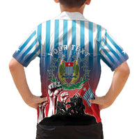 Personalised Free West Papua Family Matching Off The Shoulder Long Sleeve Dress and Hawaiian Shirt One People One Soul Unique Style LT05 - Polynesian Pride
