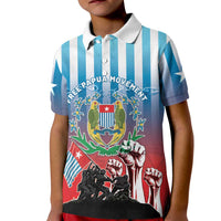 Personalised Free West Papua Kid Polo Shirt One People One Soul Unique Style - Polynesian Pride