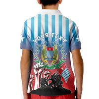 Personalised Free West Papua Kid Polo Shirt One People One Soul Unique Style - Polynesian Pride