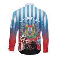 Personalised Free West Papua Long Sleeve Button Shirt One People One Soul Unique Style - Polynesian Pride
