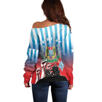 Personalised Free West Papua Off Shoulder Sweater One People One Soul Unique Style - Polynesian Pride