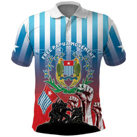 Personalised Free West Papua Polo Shirt One People One Soul Unique Style - Polynesian Pride