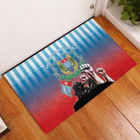 Free West Papua Rubber Doormat One People One Soul Unique Style LT05 - Polynesian Pride
