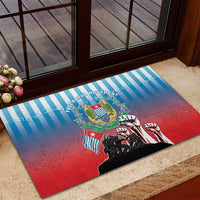 Free West Papua Rubber Doormat One People One Soul Unique Style LT05 - Polynesian Pride