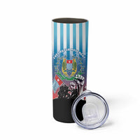 Personalised Free West Papua Skinny Tumbler One People One Soul Unique Style - Polynesian Pride