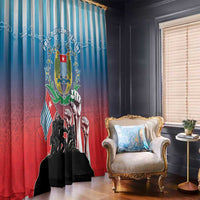 Free West Papua Window Curtain One People One Soul Unique Style - Polynesian Pride