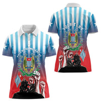 Personalised Free West Papua Women Polo Shirt One People One Soul Unique Style - Polynesian Pride