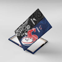 France And New Zealand Rugby Canvas Wall Art Les Bleus Rooster With Maori Tiki - Polynesian Pride