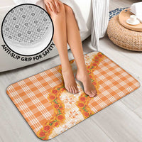 Orange Hawaii Palaka Bathroom Set Hawaiian Ilima Lei LT05 - Polynesian Pride