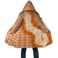 Orange Hawaii Palaka Cloak Hawaiian Ilima Lei