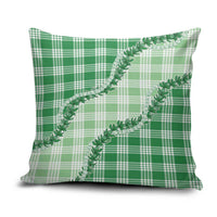 Green Hawaii Palaka Pillow Cover Hawaiian Pikake Lei LT05 Green - Polynesian Pride