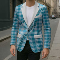 Blue Hawaii Palaka Blazer Hawaiian Pikake Lei