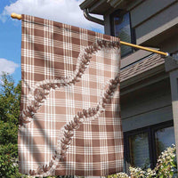 Beige Hawaii Palaka Garden Flag Hawaiian Pikake Lei
