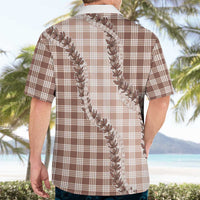 Beige Hawaii Palaka Hawaiian Shirt Hawaiian Pikake Lei LT05 - Polynesian Pride