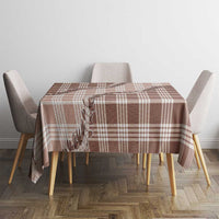 Beige Hawaii Palaka Tablecloth Hawaiian Pikake Lei