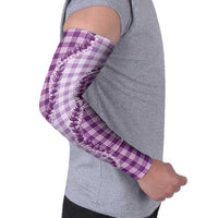 Violet Hawaii Palaka Arm Sleeves Hawaiian Pikake Lei LT05 - Polynesian Pride