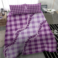 Violet Hawaii Palaka Bedding Set Hawaiian Pikake Lei LT05 - Polynesian Pride