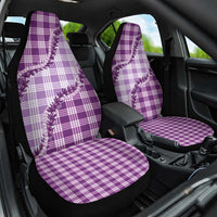 Violet Hawaii Palaka Car Seat Cover Hawaiian Pikake Lei