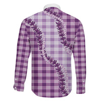 Violet Hawaii Palaka Family Matching Short Sleeve Bodycon Dress and Hawaiian Shirt Hawaiian Pikake Lei LT05 - Polynesian Pride