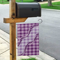 Violet Hawaii Palaka Garden Flag Hawaiian Pikake Lei