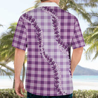 Violet Hawaii Palaka Hawaiian Shirt Hawaiian Pikake Lei LT05 - Polynesian Pride