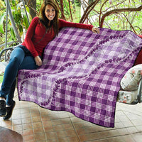 Violet Hawaii Palaka Quilt Hawaiian Pikake Lei LT05 - Polynesian Pride