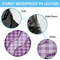 Violet Hawaii Palaka Spare Tire Cover Hawaiian Pikake Lei
