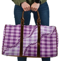 Violet Hawaii Palaka Travel Bag Hawaiian Pikake Lei LT05 Violet - Polynesian Pride