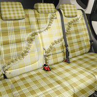 Yellow Hawaii Palaka Back Car Seat Cover Hawaiian Pikake Lei