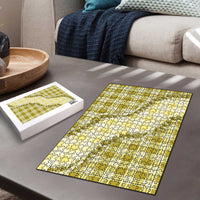 Yellow Hawaii Palaka Puzzle Hawaiian Pikake Lei