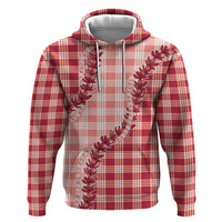 Red Hawaii Palaka Hoodie Hawaiian Pikake Lei