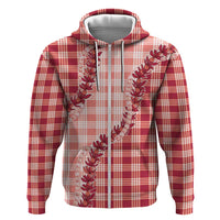 Red Hawaii Palaka Hoodie Hawaiian Pikake Lei