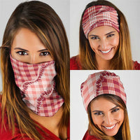 Red Hawaii Palaka Neck Gaiter Hawaiian Pikake Lei LT05 - Polynesian Pride