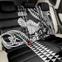 Hawaii Maui Upena Kiloi Back Car Seat Cover Kakau Tribal Pattern Black Version