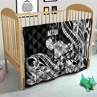 Hawaii Maui Upena Kiloi Quilt Kakau Tribal Pattern Black Version