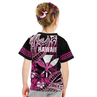 Hawaii Maui Upena Kiloi Kid T Shirt Kakau Tribal Pattern Pink Version