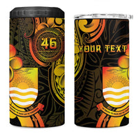 Personalised Kiribati Independence Day 4 in 1 Can Cooler Tumbler 46th Anniversary