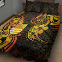 Personalised Kiribati Independence Day Quilt Bed Set 46th Anniversary