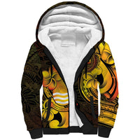 Personalised Kiribati Independence Day Sherpa Hoodie 46th Anniversary