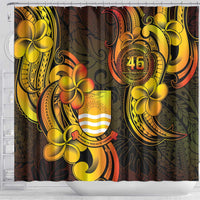 Personalised Kiribati Independence Day Shower Curtain 46th Anniversary