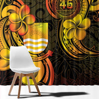 Personalised Kiribati Independence Day Window Curtain 46th Anniversary