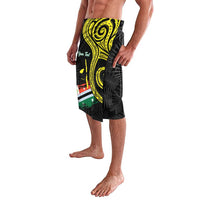Personalised Vanuatu Penama Day Lavalava Grunge Flag Style - Polynesian Pride