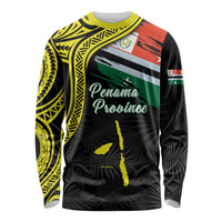 Personalised Vanuatu Penama Day Long Sleeve Shirt Grunge Flag Style - Polynesian Pride