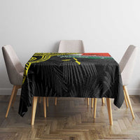 Vanuatu Penama Day Tablecloth Grunge Flag Style - Polynesian Pride