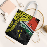 Vanuatu Penama Day Tote Bag Grunge Flag Style - Polynesian Pride