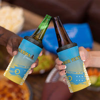 Personalised Vanuatu Sanma Day 4 in 1 Can Cooler Tumbler Special Style - Polynesian Pride