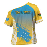 Personalised Vanuatu Sanma Day Cross Shoulder Shirt Special Style - Polynesian Pride