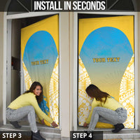 Vanuatu Sanma Day Door Cover Special Style - Polynesian Pride